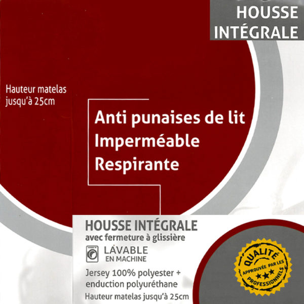 Protège-matelas Anti-Punaise de lit - Imperméable et Antibactérien